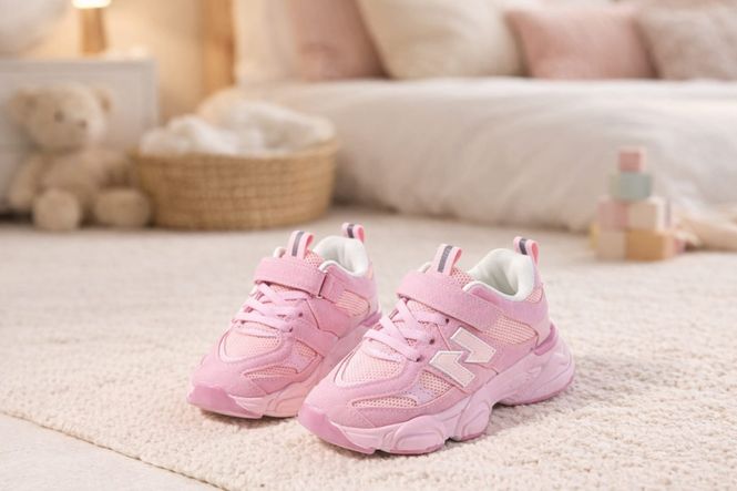 Hoofdbeeld Roze Kinder Sneakers